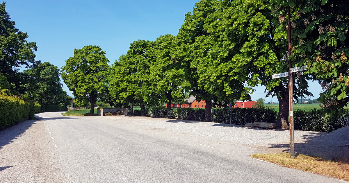 The village lilla Harrie, where the Swedish camp was located during the Battle of
          Lund