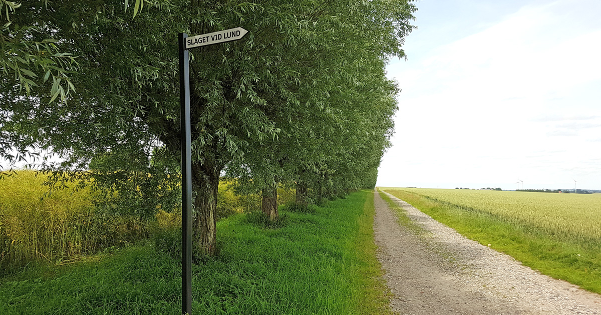 Skälshög, north of Lund, where the Danish camp was located during the Battle of Lund