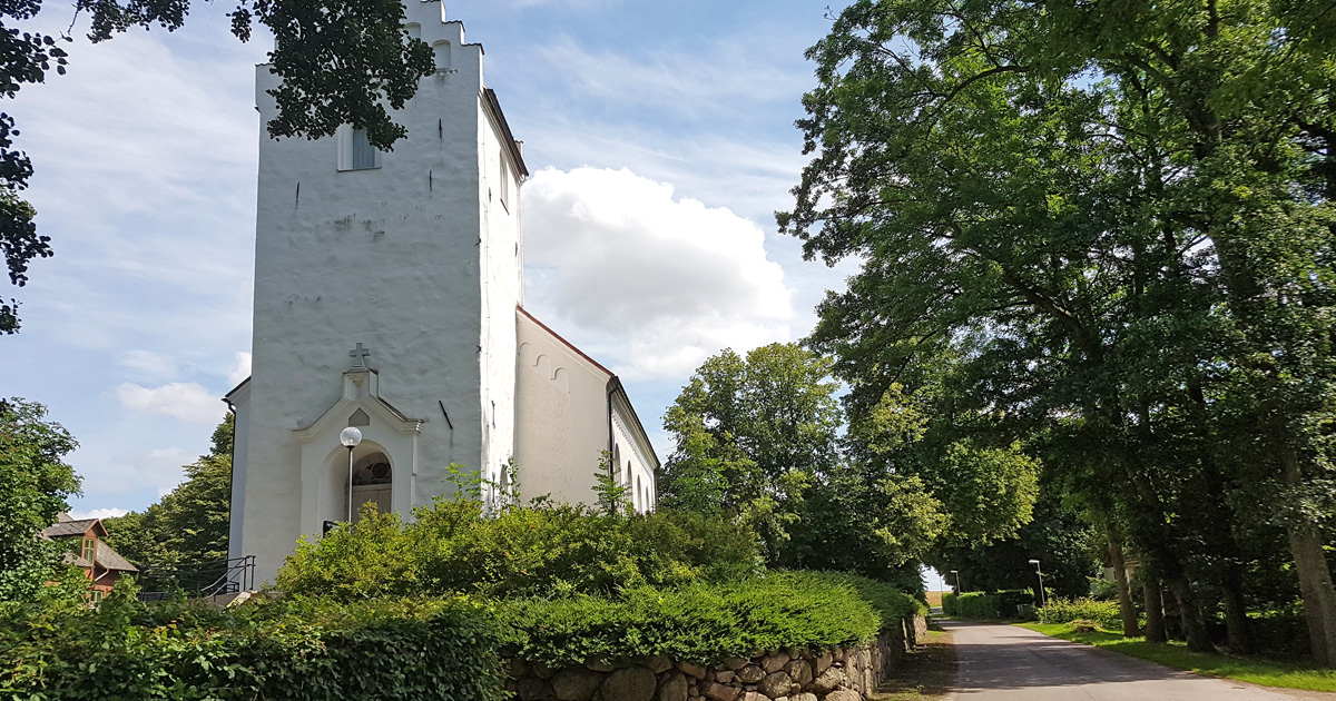 Västra Hoby Church, built in 1885