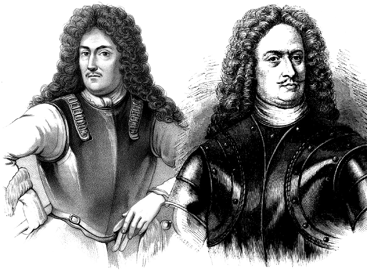 The Swedish supreme commanders Rutger von Ascheberg och Erik Dahlbergh that took part of the Battle of Lund