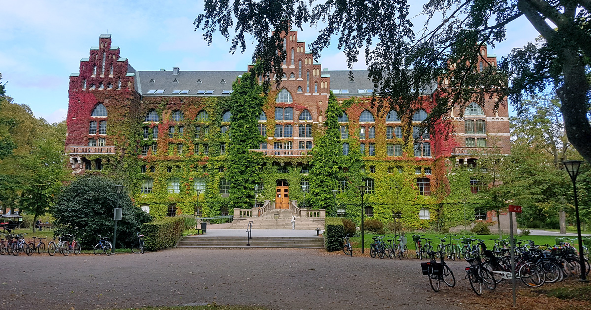 The University Library Main building in Lund