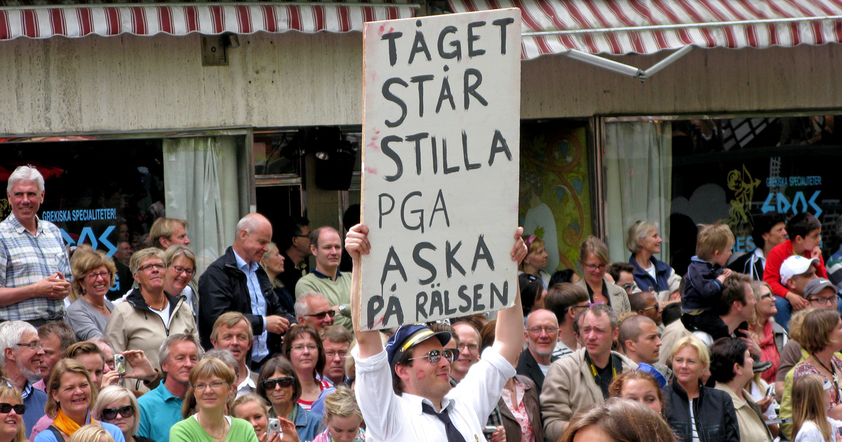 The carnival parade during the Lund Carnival 2010