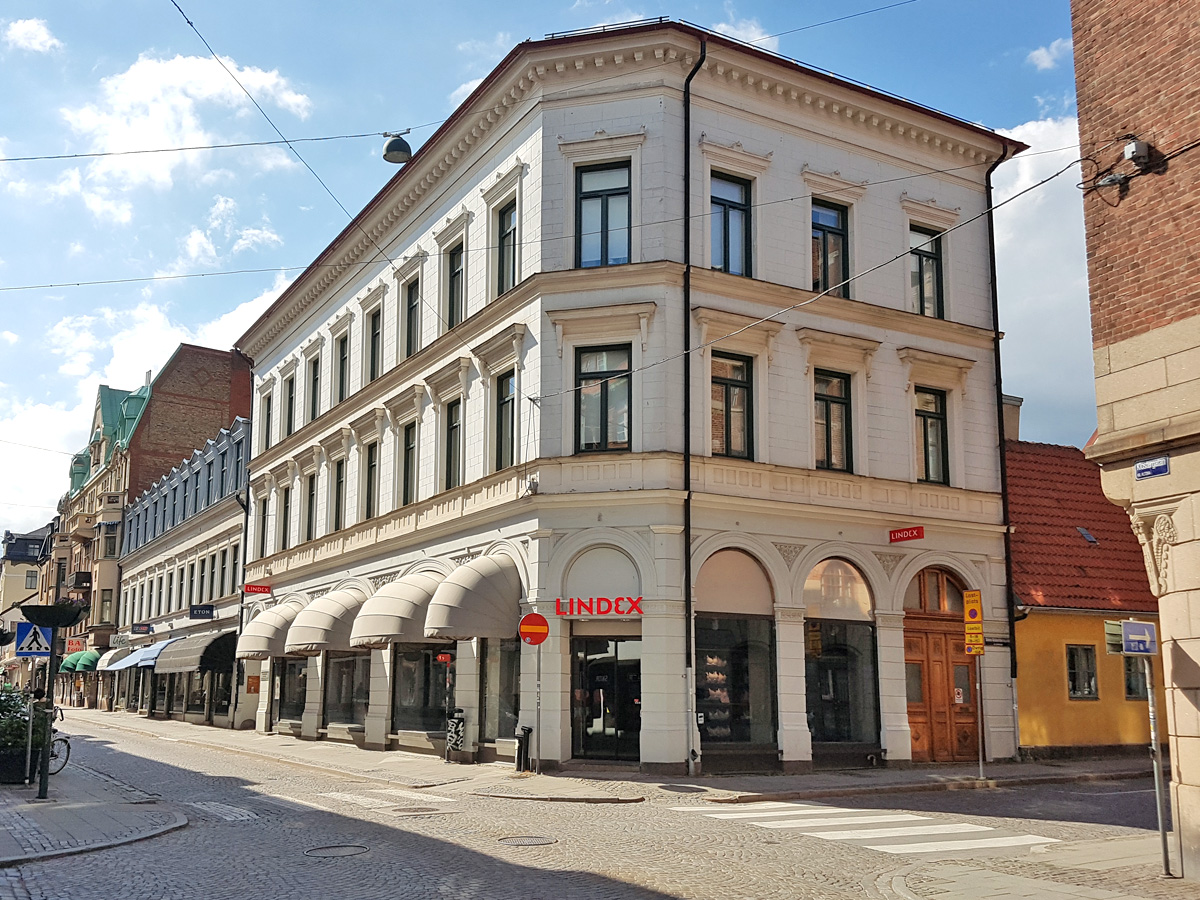 The location of Grayfriers Cloister during the Middle Ages at the Cloister Street in Lund