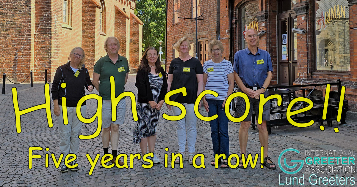 Lund Greeters has performed high score five years in a row
