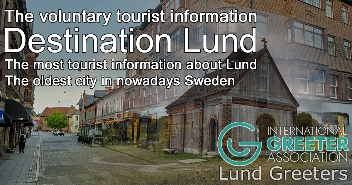 The voluntary tourist information Destination Lund and Lund Greeters